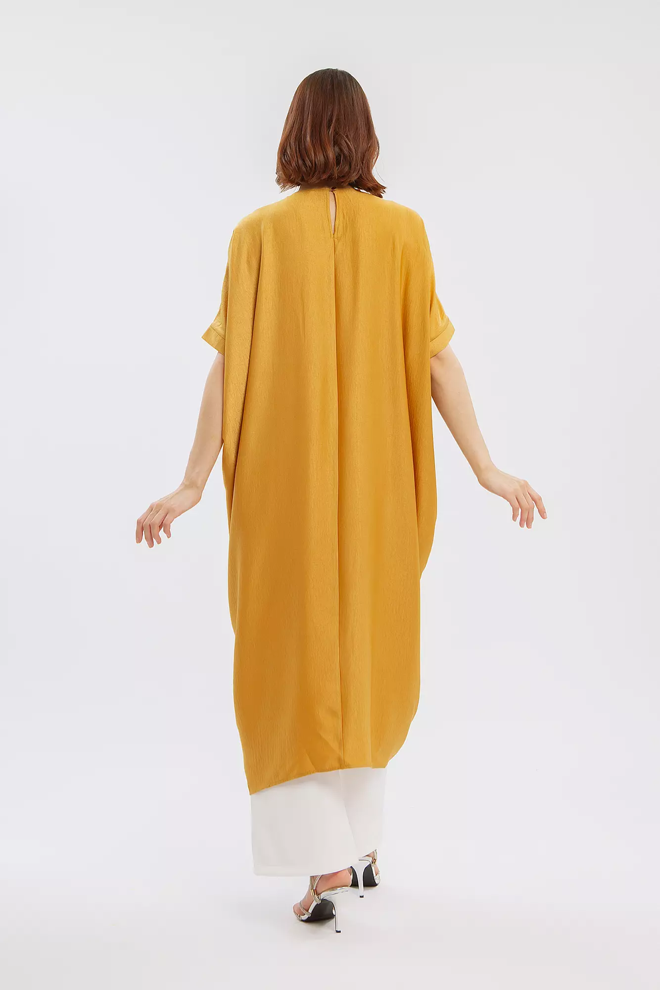 Minimal Amabella Kaftan Honey Mustard Warna HONEY MUSTARD