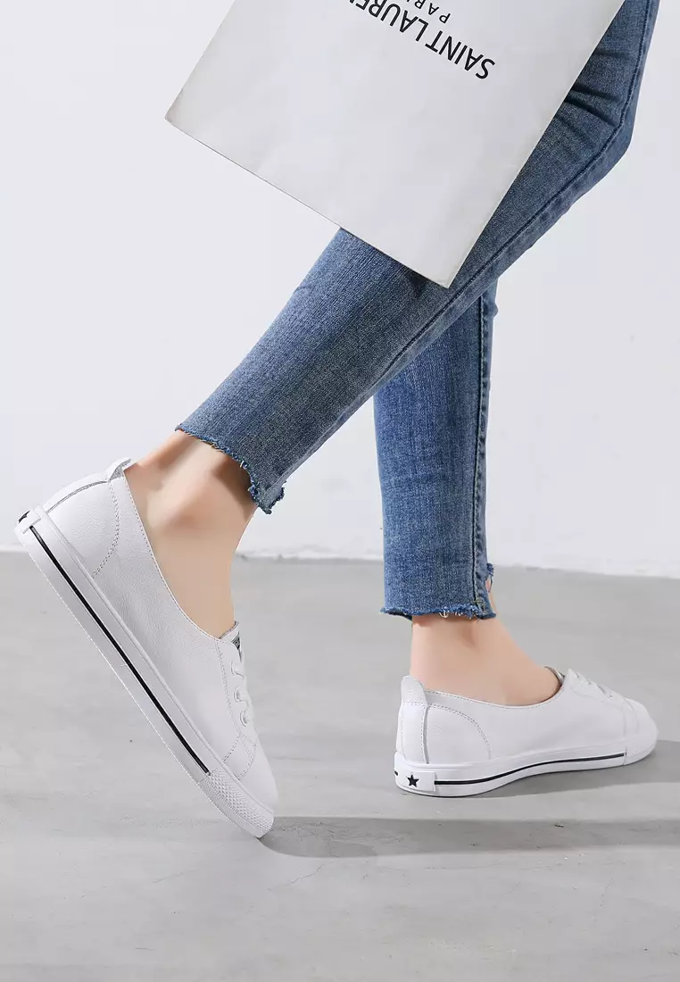 Smart Causal Leather Sneakers RX82008