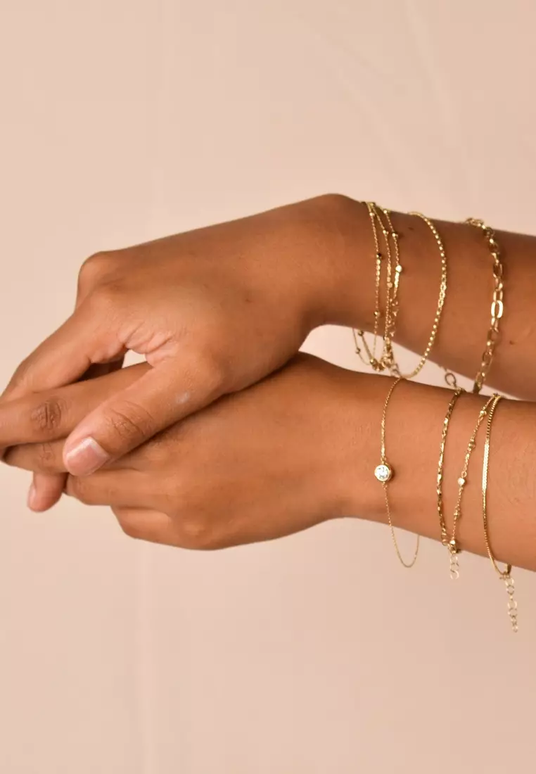 Rolo Chain Bracelet 14k Gold