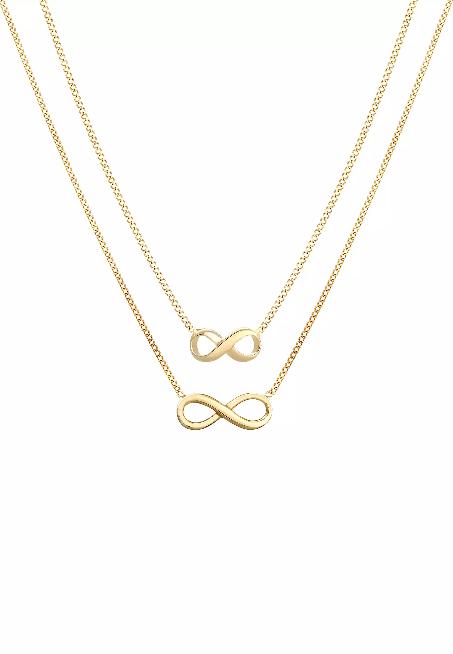 Necklace Set Infinity Gold Plated