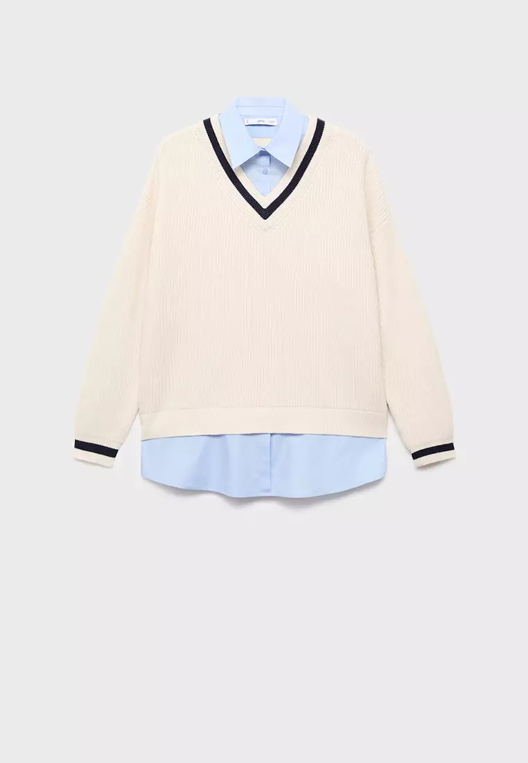 Combined Shirt Sweater