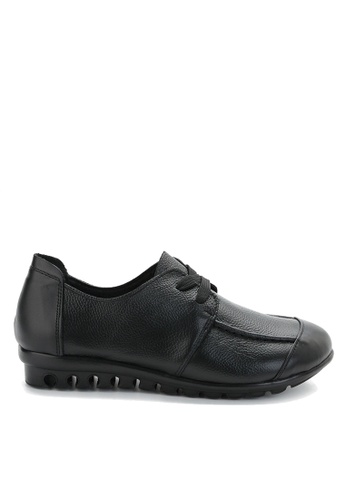 Twenty Eight Shoes black Soft Cow Leather Comfort Shoes VC668 09F23SHD1A3128GS_1