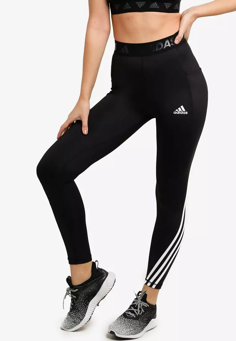 Jual ADIDAS Techfit 3-Stripes Long Gym Tights Original 2024 | ZALORA ...