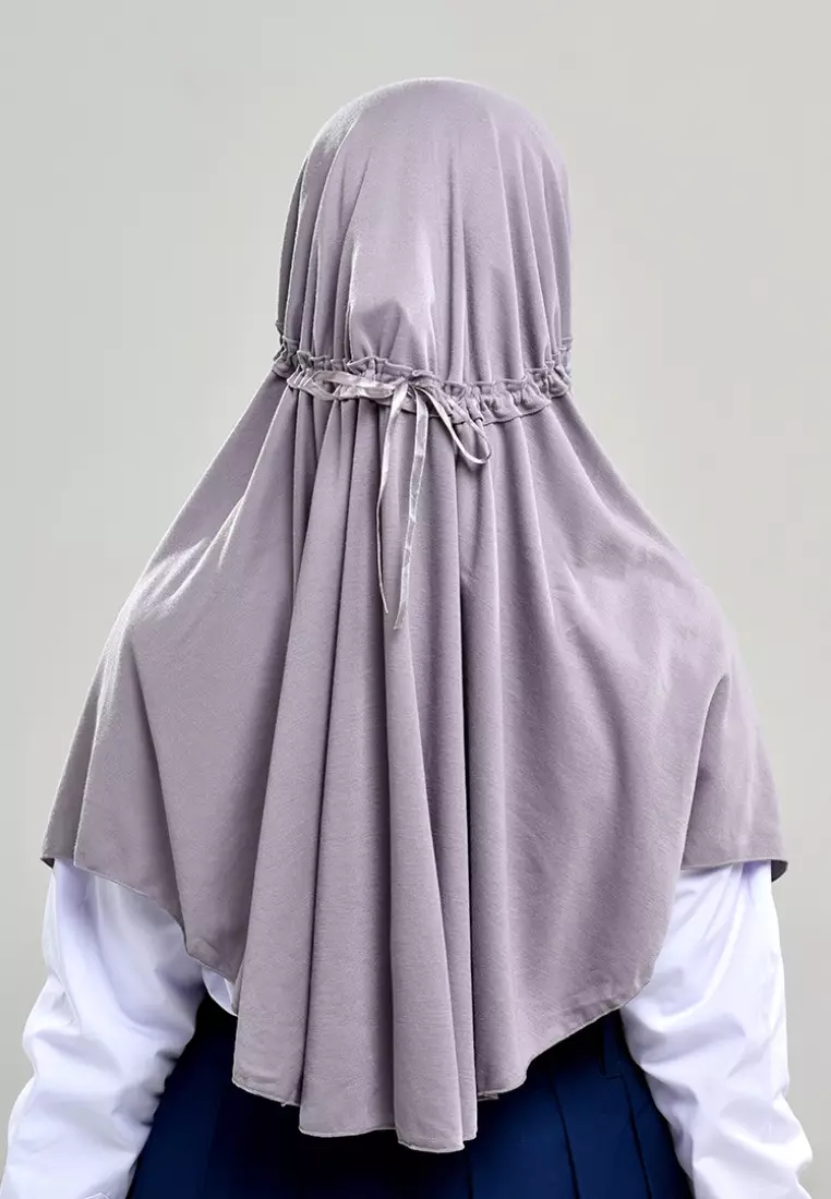 Rabbani - Kerudung Sekolah Instan Innova Lx - Grey