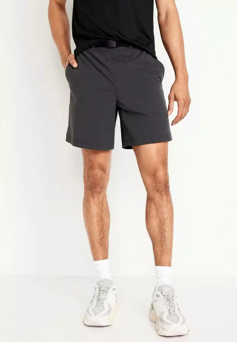 Men's 7 inch inseam black shorts deals