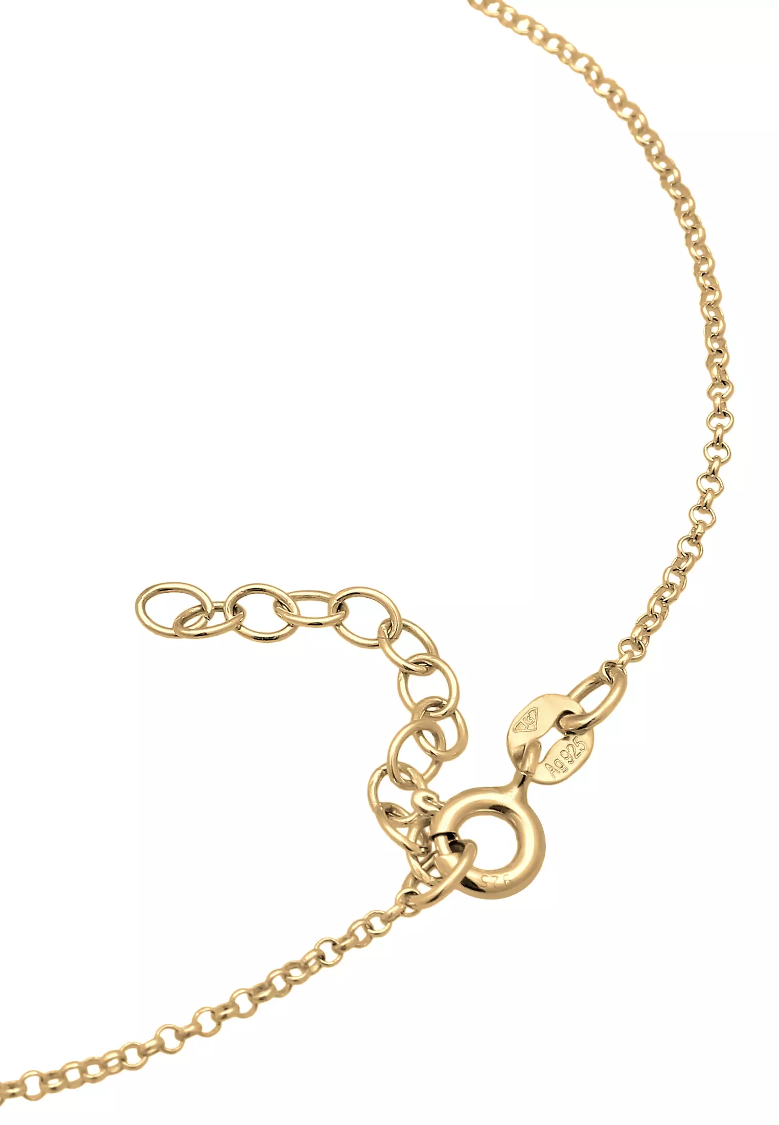 Anklet Pendant Wave Maritime Basic Gold Plated