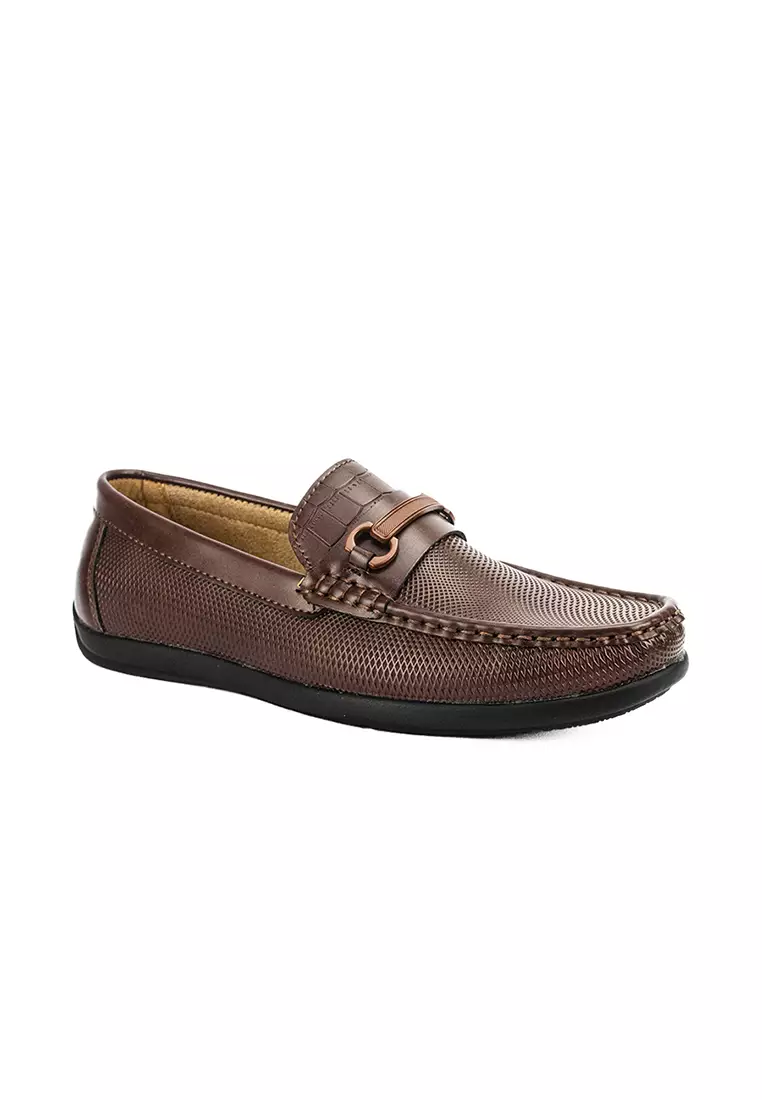 Men's Casual Loafers MX 24396 Dark Brown C48