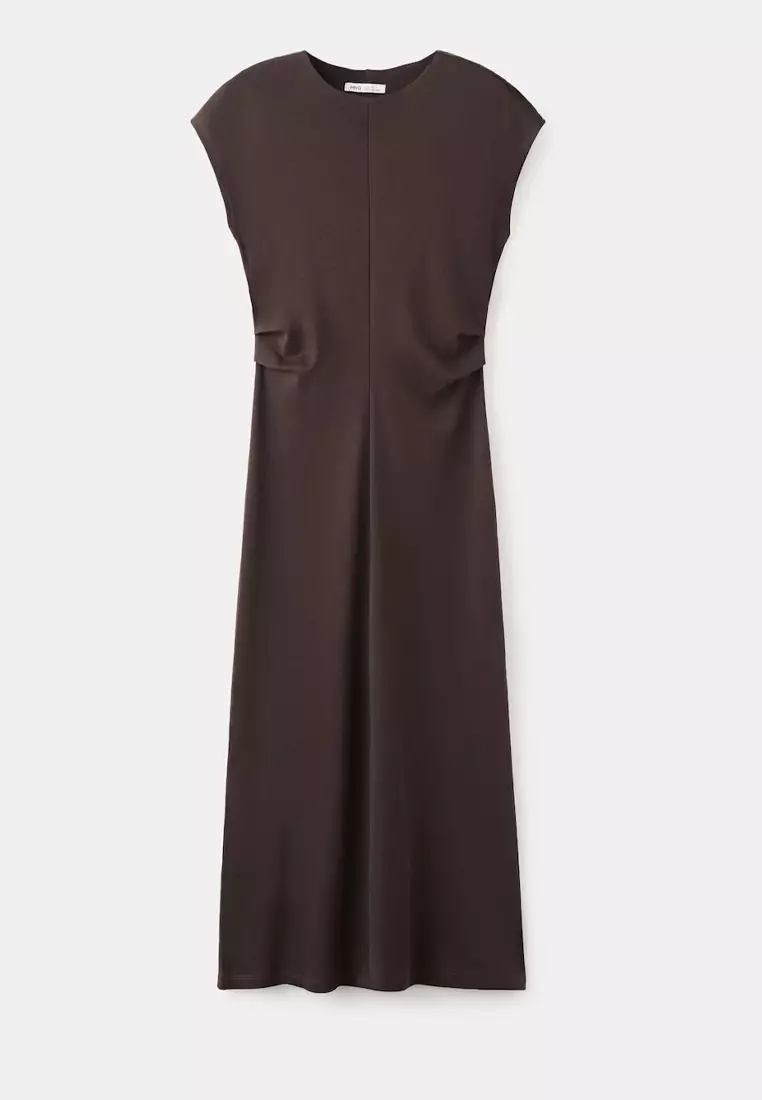 Midi-Dress With Draped Detail