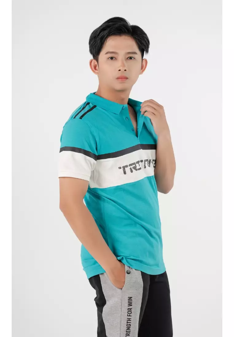 Natural Softness Tritoni Polo Cotton T-shirt