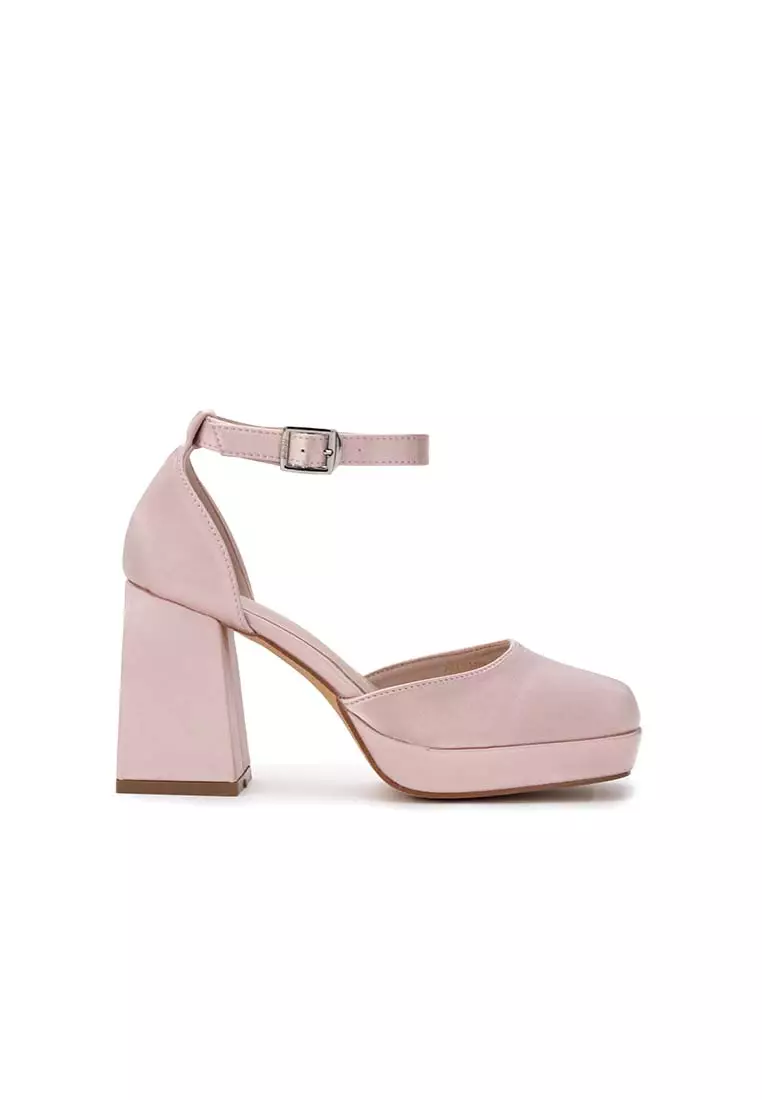 Discount on Nose  shoes - SKU: Ankle Strap With Platform Heel Pumps