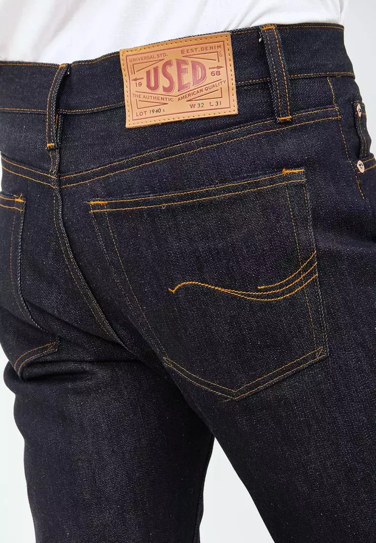 Used 1968 - 540-1940s Celana Panjang Pria Denim Slim Straight Cut