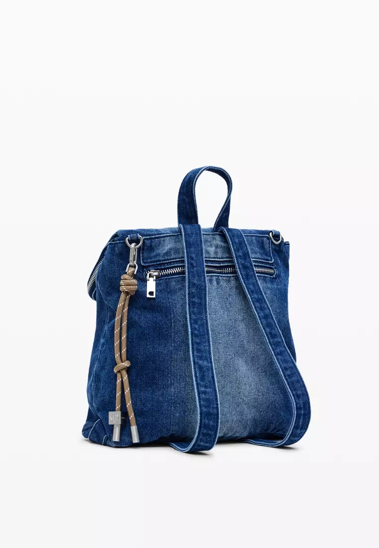 Denim backpack S
