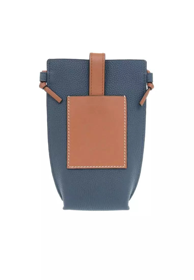 Pre-Loved Loewe Bicolor Grained Calfskin Gate Pocket Crossbody