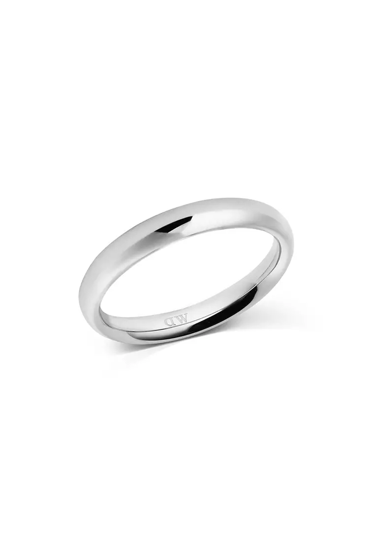 Classic Arch Ring Silver 3.5mm - Unisex Ring for women and men stainless steel Ring DW Official Authentic Original