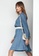 iROO blue Polka Dot Print Dress 81017AA9173D2AGS_2