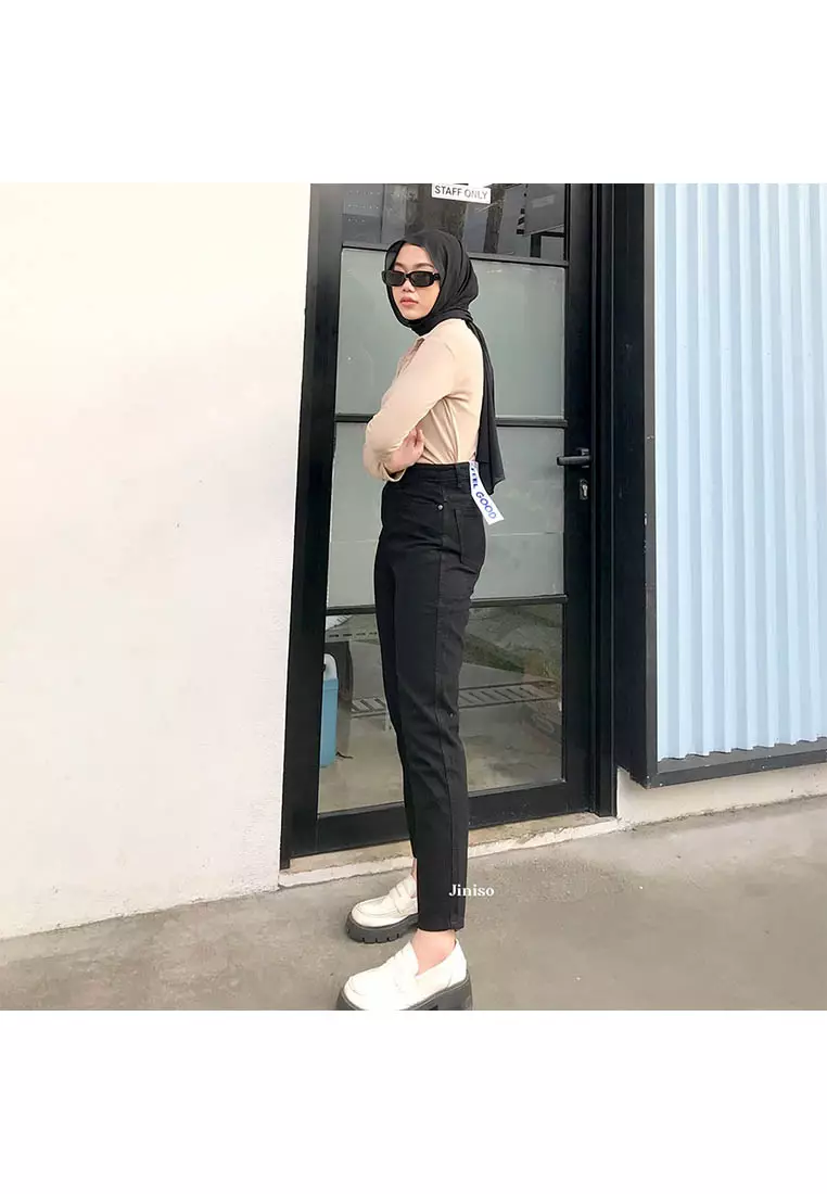 Highwaist Boyfriend Jeans 023 FEEL GOOD