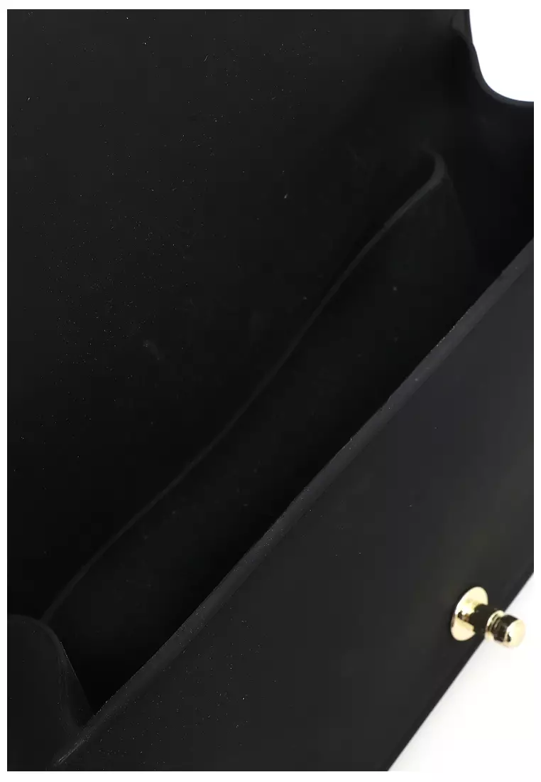 Werlyn Tas Selempang Kasual Wanita Desain Mewah Material Leather Kulit ORIGINAL - Black