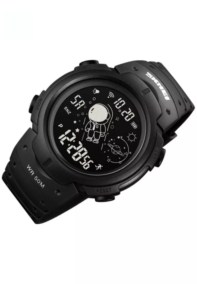 Jam Tangan Digital Pria Waterproof Many Function Strap Tali Material PU Silicone BL87 ORIGINAL