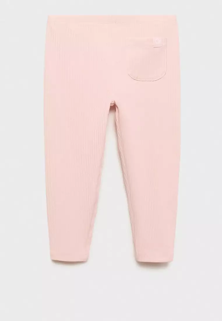 Cotton Ribbed Leggings