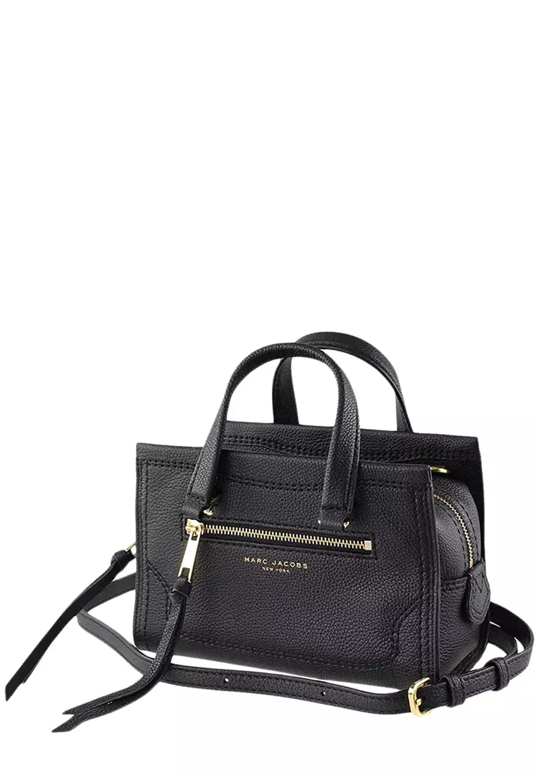 Marc jacobs mini cruiser pebbled leather hot sale crossbody satchel