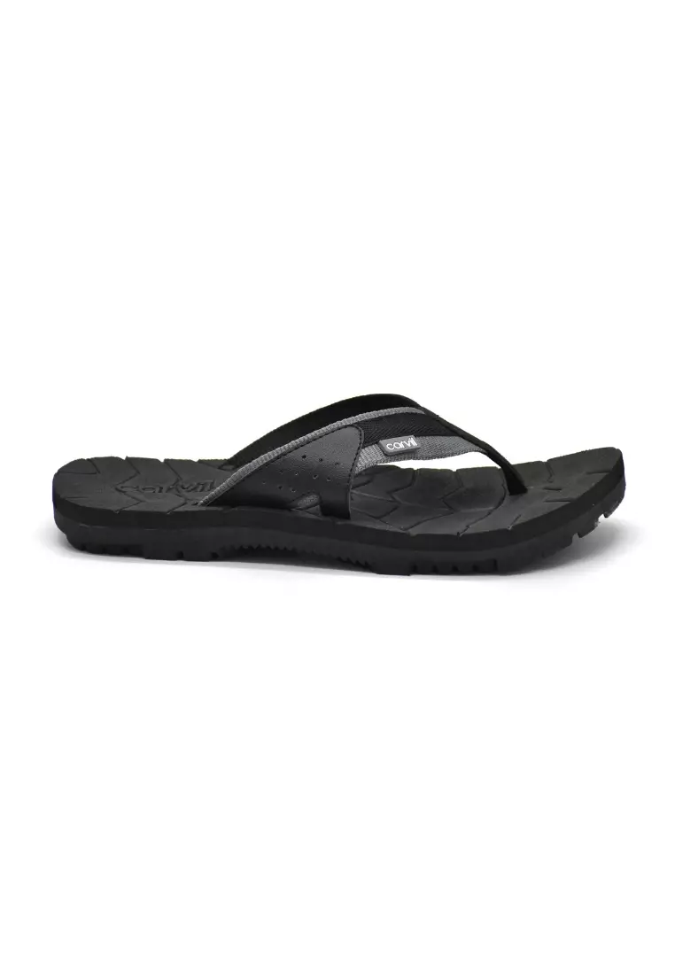 Carvil Sandal Pria Novara-Me Black/Grey