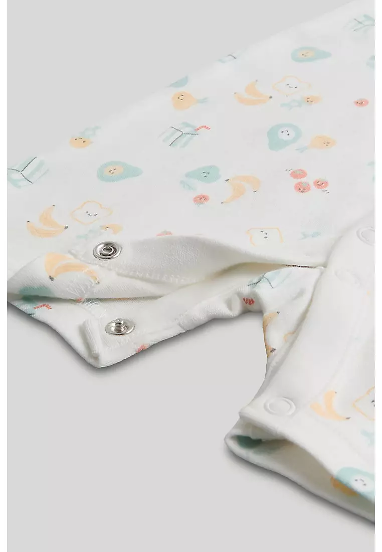2 Pack Breakfast Friends Rompers