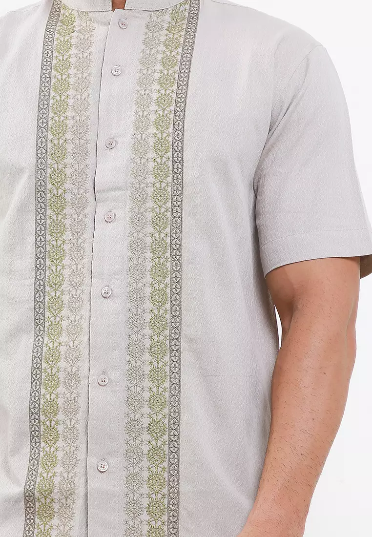 Pale Stuco Short Baju Koko