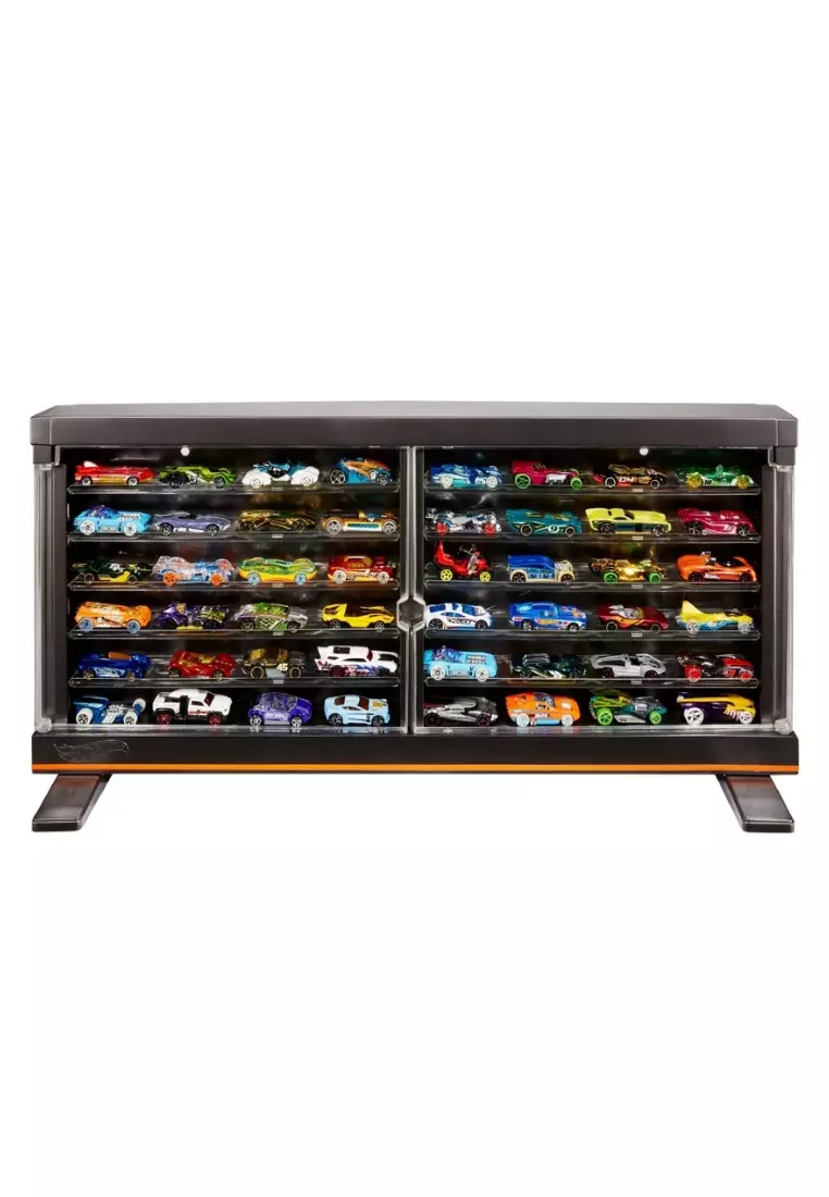 Hot wheels 50 on sale car display case