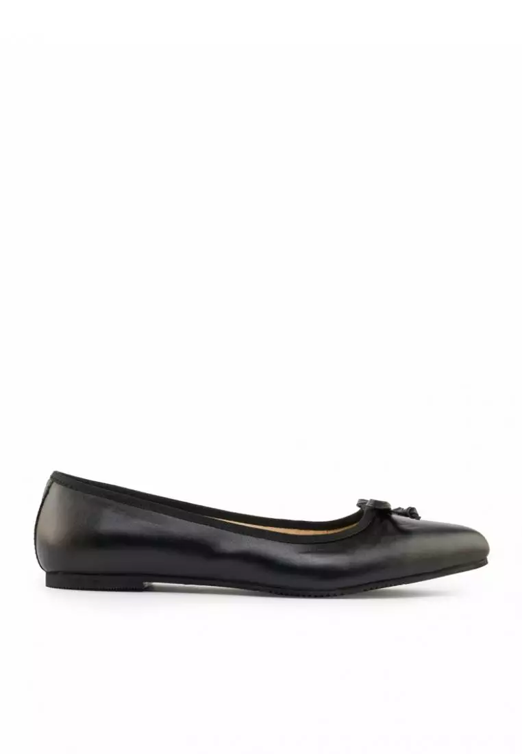 Discount on Bibo  shoes - SKU: Marie Leather Ballet Flats
