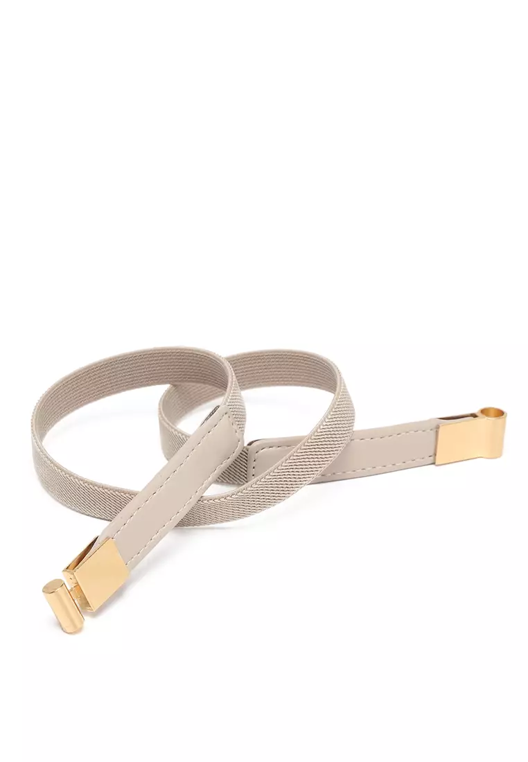 GYKACO JANE Beige - Ikat Pinggang Wanita - Fashion Belt / Sabuk (Import)
