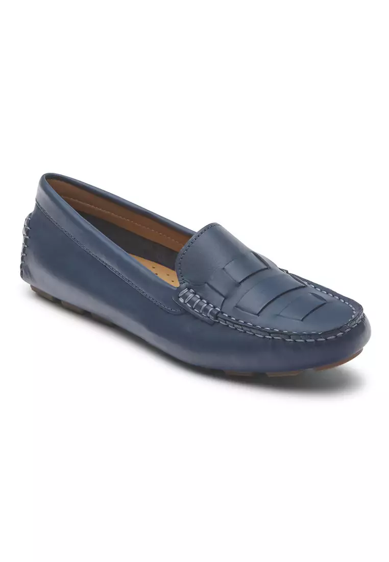 Buy Rockport Rockport Bayview Woven Loafer Bluestone Lthr 2024