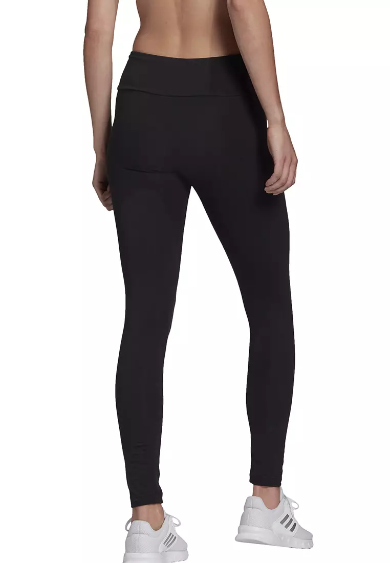 Buy ADIDAS essentials high-waisted logo leggings in Black/White 2024 Online