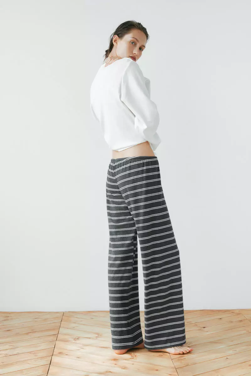 Cotton-blend trousers