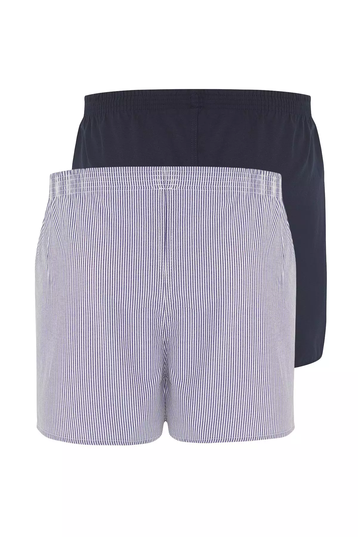 Navy Blue Woven Cotton 2-Pack Boxer TMNSS25BX00009