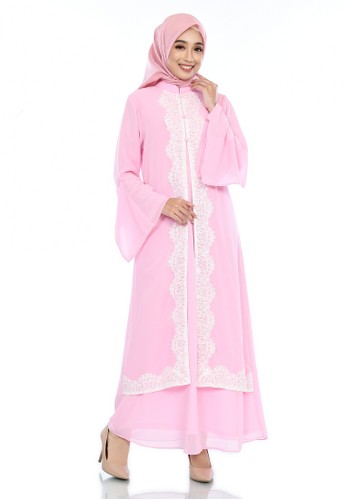 Jual Epc Eddy P Chandra Epc Gamis Anthea Dusty Pink Original Zalora Indonesia