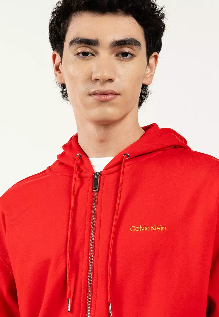 Lunar New Year Heavy Weight Terry Zip Up Hoodie - Calvin Klein Sport