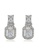 estele gold Estele Rhodium Plated CZ Sweetpea Earrings for Women 356D2ACD8395CDGS_1