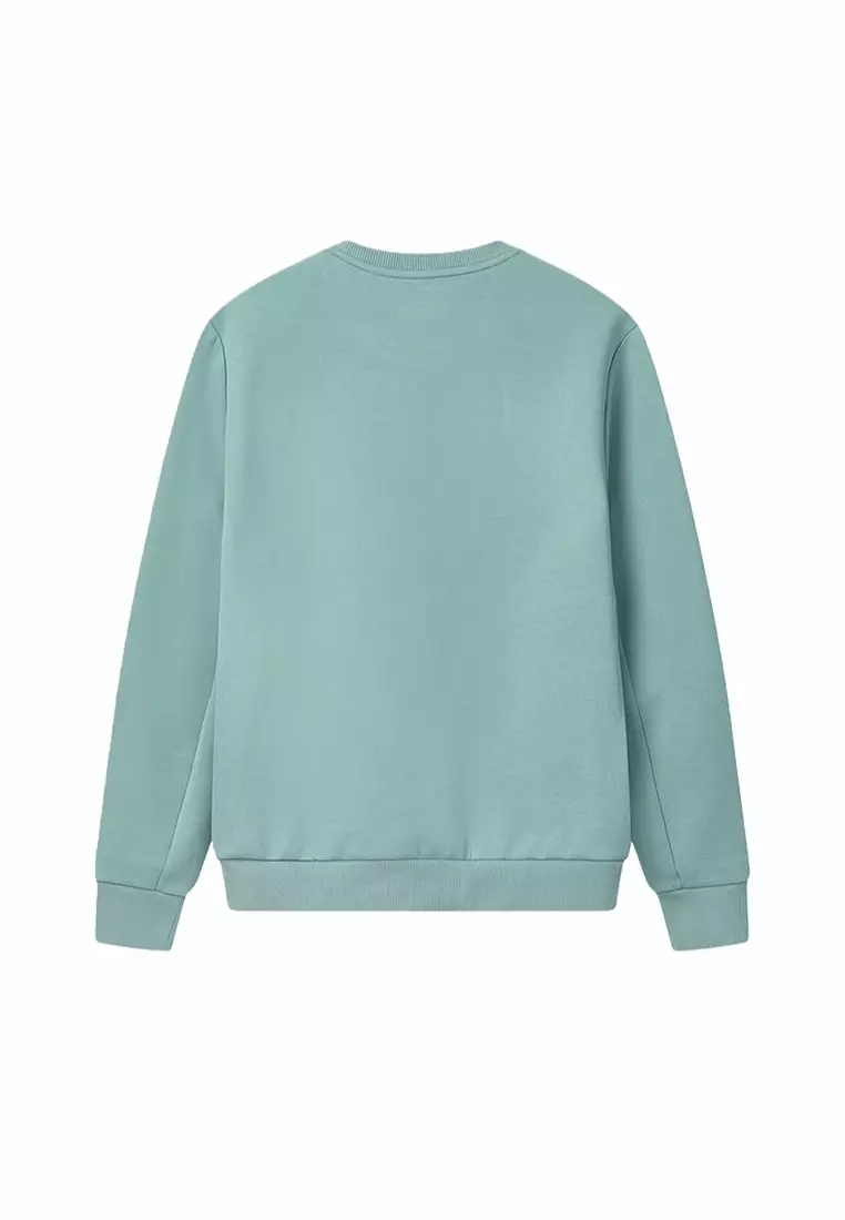 FILA CORE LIFESTYLE WHITE Carlo Scarpa architecture Men Sweatshirt (Green)