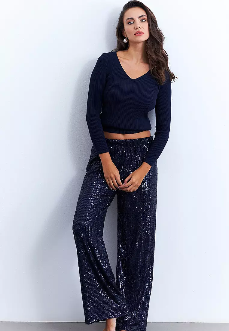 Sequined Trousers