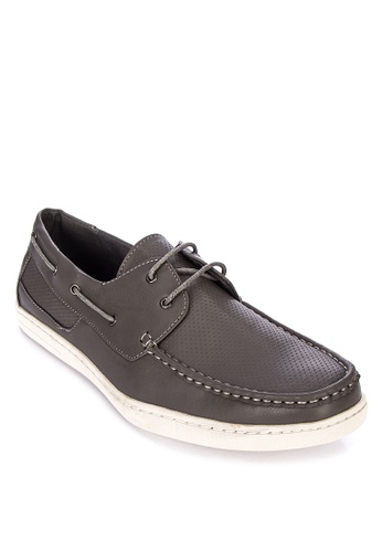 H2Ocean grey Kobeh Boat Shoes C5E5ASH039BFBBGS_1