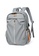 Lara grey Men's Plain Water-proof Wear-resistant Nylon Reflective Zipper Backpack - Grey 3441DACF7FF0D7GS_1