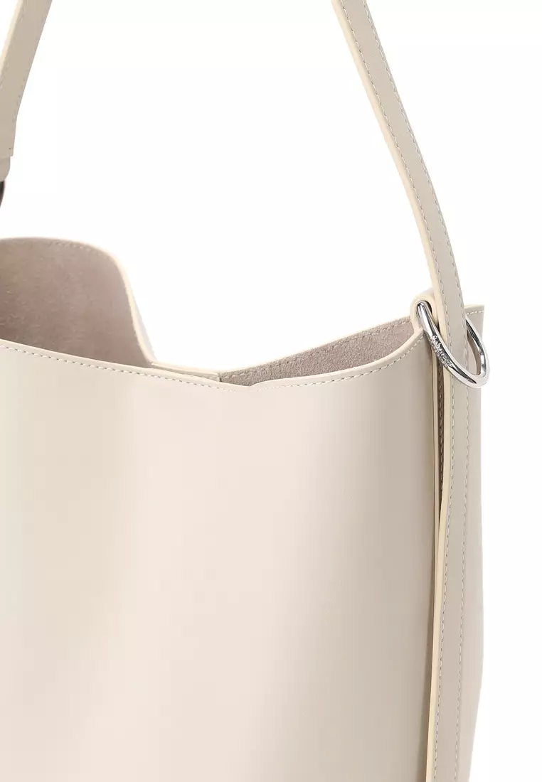 VERA Demi 水桶單肩袋 - 奶油米白色