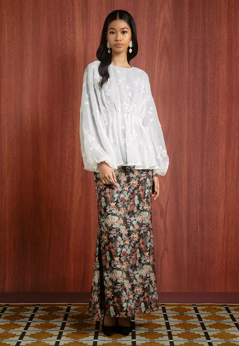 ELLIE KURUNG PEPLUM SET