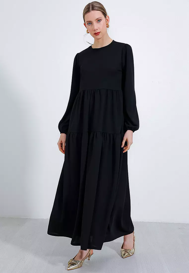 Long Sleeves Maxi Dress