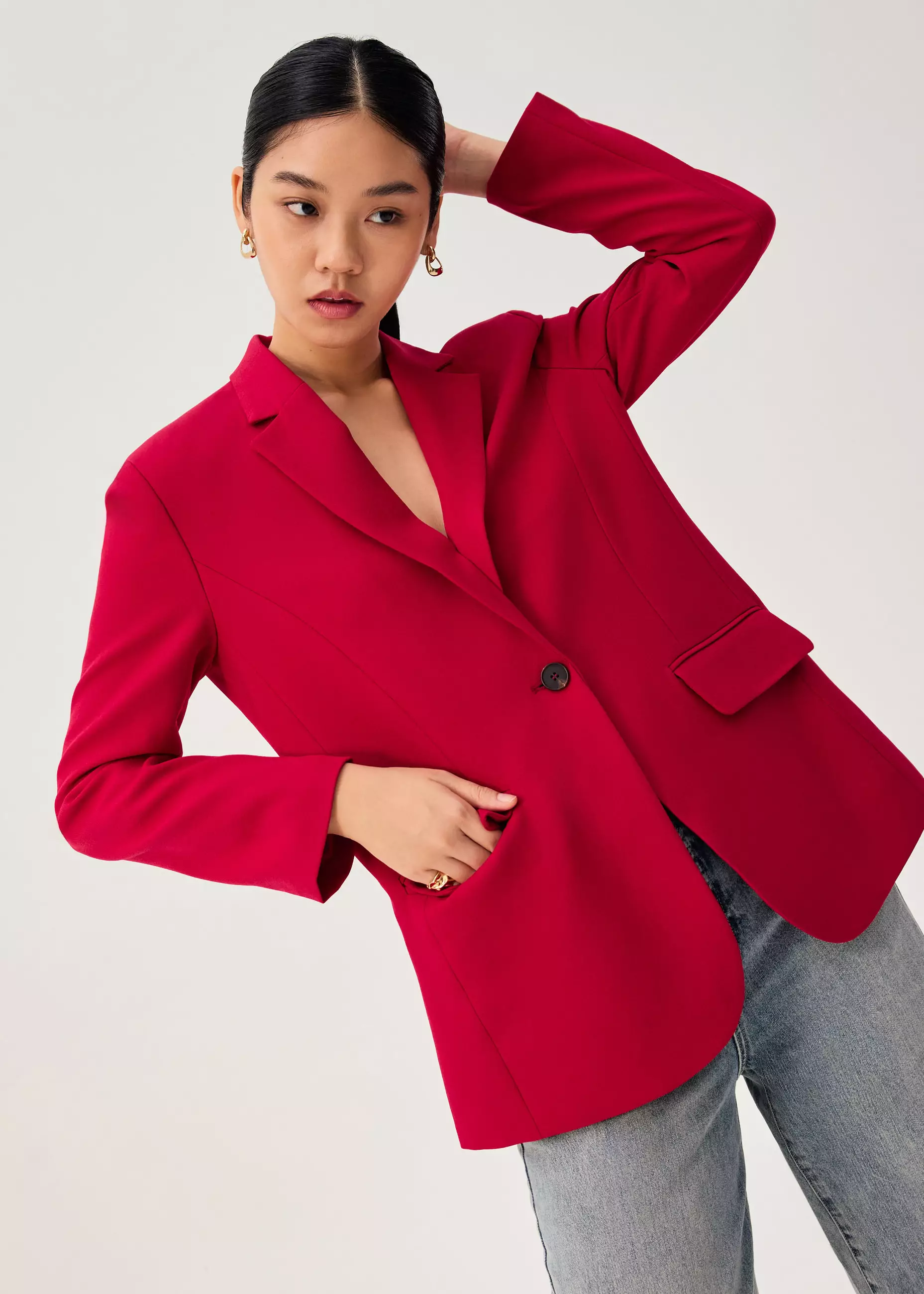 Blazer Wanita - RuchedReady™ Rachel Blazer