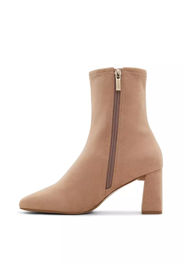 Aldo tan booties hot sale