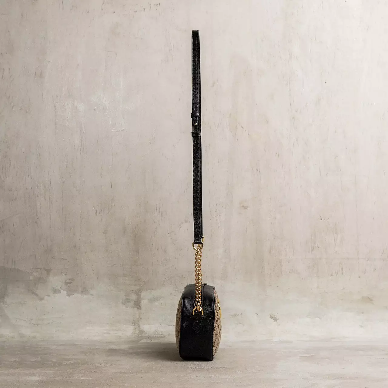 Tas GUCCI GG MARMONT BROWN GHW CAMERA BAG SMALL 100% ORIGINAL