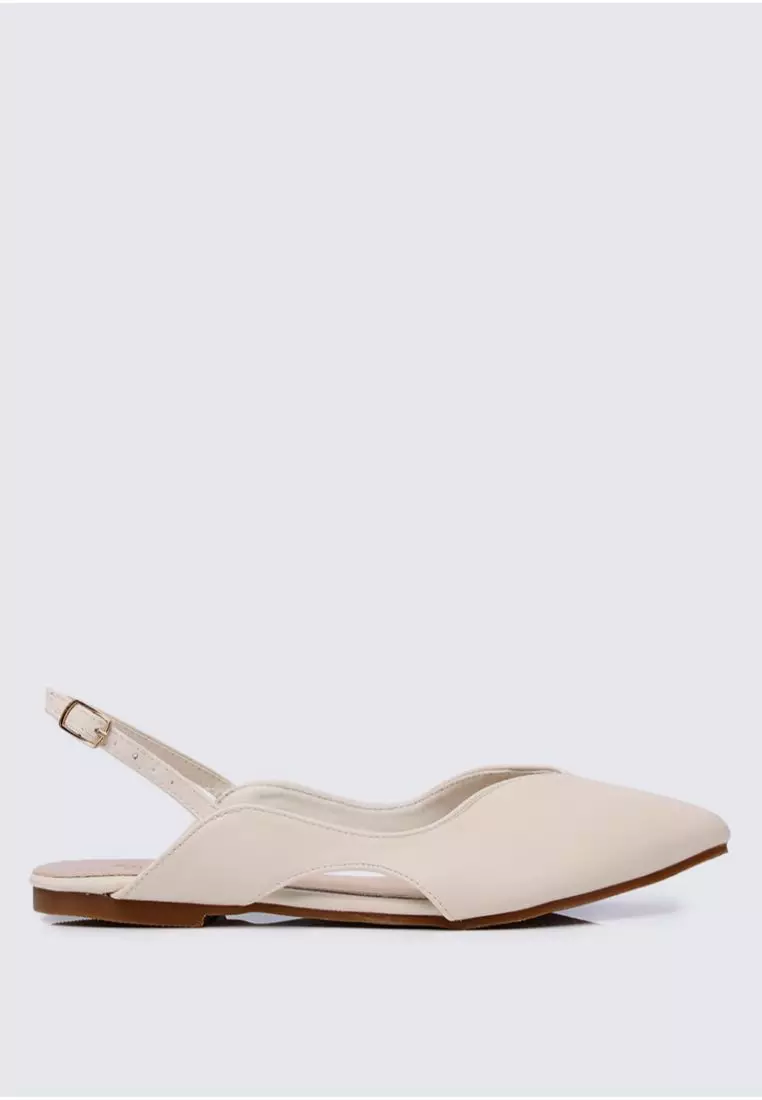 Discount on My Ballerine  shoes - SKU: Riley Comfy Ballerina In Off White