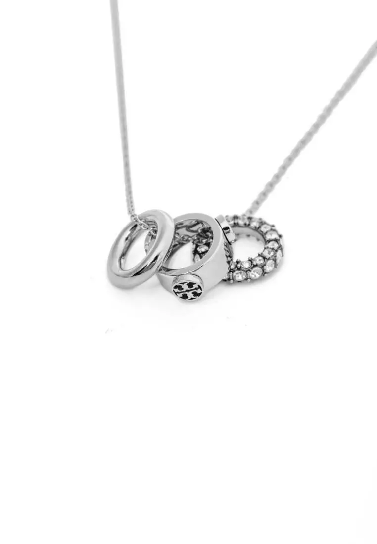 Icon Pave And Earring Set Necklace/stud Earrings