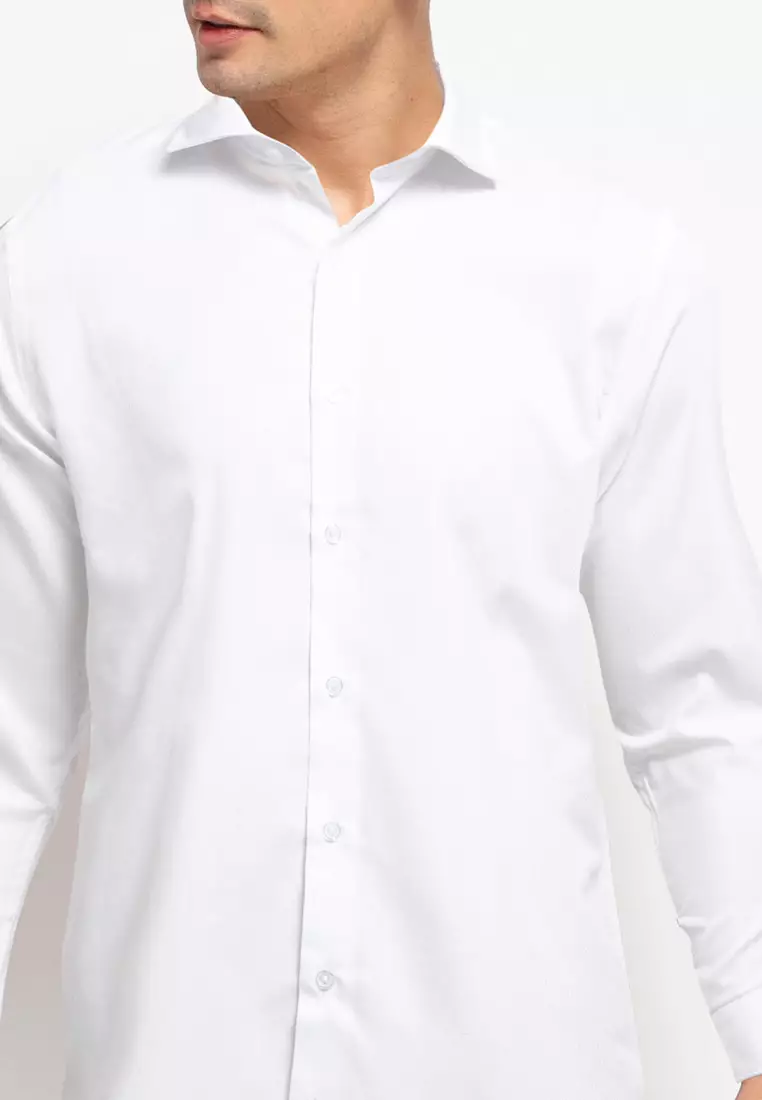 Kemeja Polos Slimfit Formal
